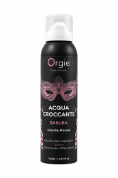 Шипучая пена для массажа Orgie Acqua Croccante Sakura, аромат цветов сакуры, 150 мл