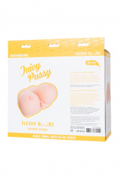 Мастурбатор реалистичный Juicy Pussy by TOYFA Fleshy boobs, TPE, телесный