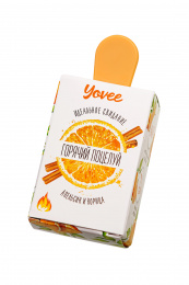 Бальзам для губ Yovee «Горячий поцелуй» с ароматом апельсина и корицы, разогревающий, 5 мл