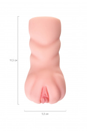 Реалистичный мастурбатор A-Toys by TOYFA Oh Yeah!, TPE, телесный,15 см